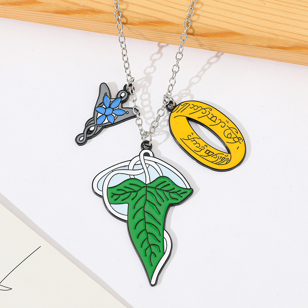 Daith Heart Ring - ロード・オブ・ザ・リング エルフネックレス ファッション クリエイティブ リーフペンダント コスプレ