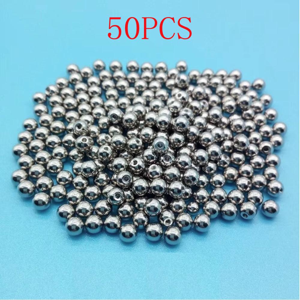 Body Jewelry Replacement Ball - 50個入り ボールラブレット バーベルバー ピアスアタッチメント 交換用スペアボール DIY