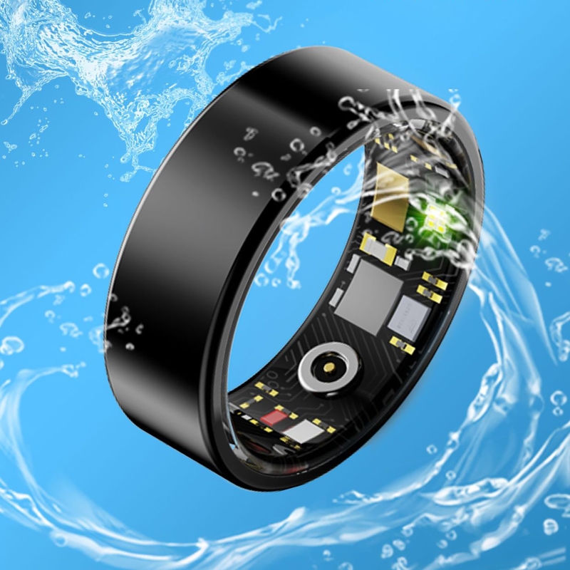 女性男性向けファッションスマートリングフィットネストラッカー - Daith Heart Ring のレビューと価格