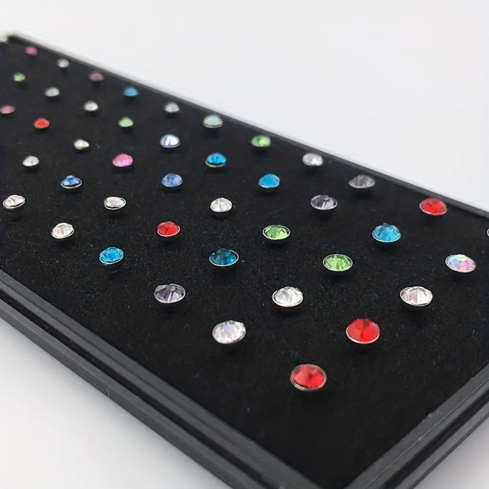 60 個のノーズリングセットスタッドピアスステンレス鋼ノーズ - Body Jewelry In Store のレビューと価格