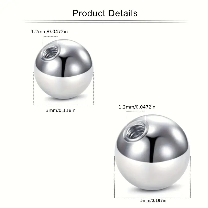 ボディ穿孔ジュエリーをDIYするための予備実験室バーベキュー - Body Jewelry Replacement Ball のレビューと価格