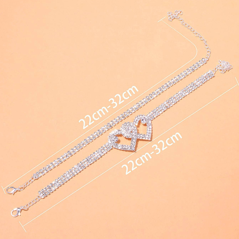女性のラインストーンチェーン,贅沢で光沢のある足首のブレスレ - Body Jewelry Leg Chain のレビューと価格