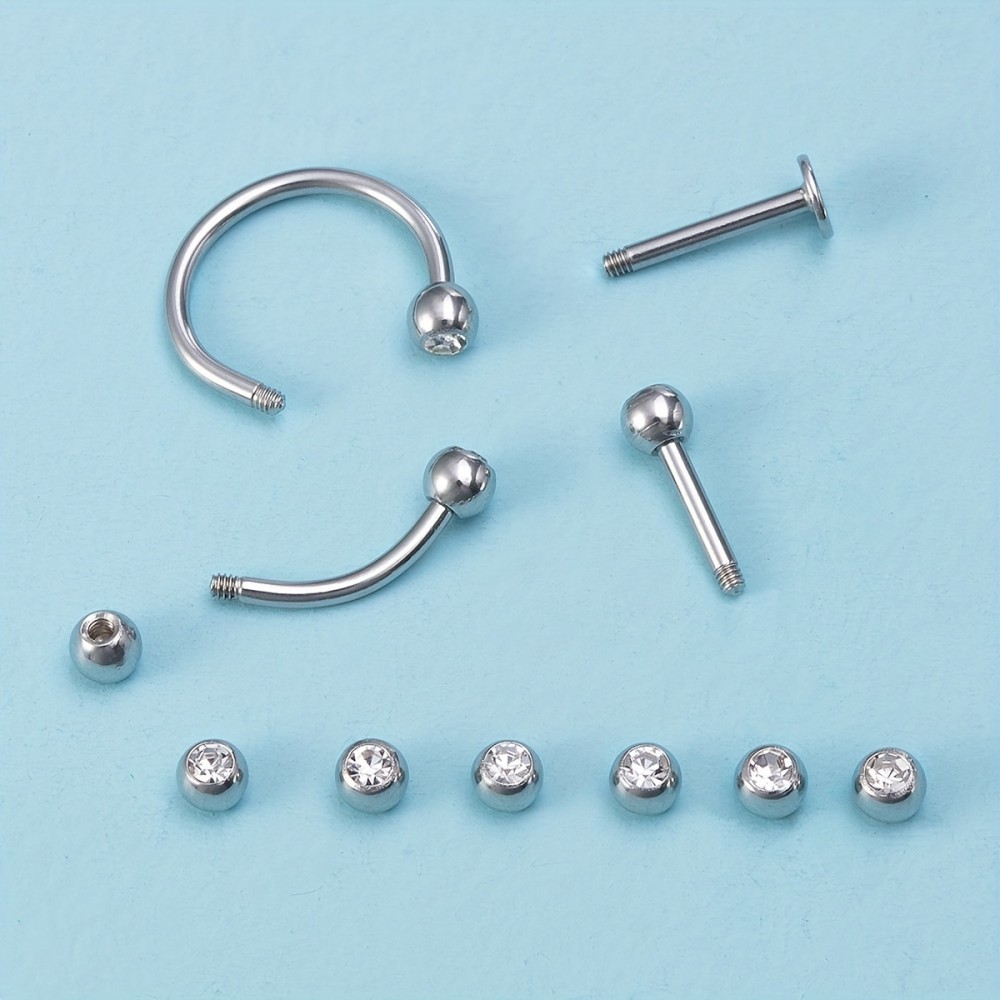 10 個ピアスボール 3 ミリメートル 5 ミリメートルステ - Body Jewelry In Store のレビューと価格