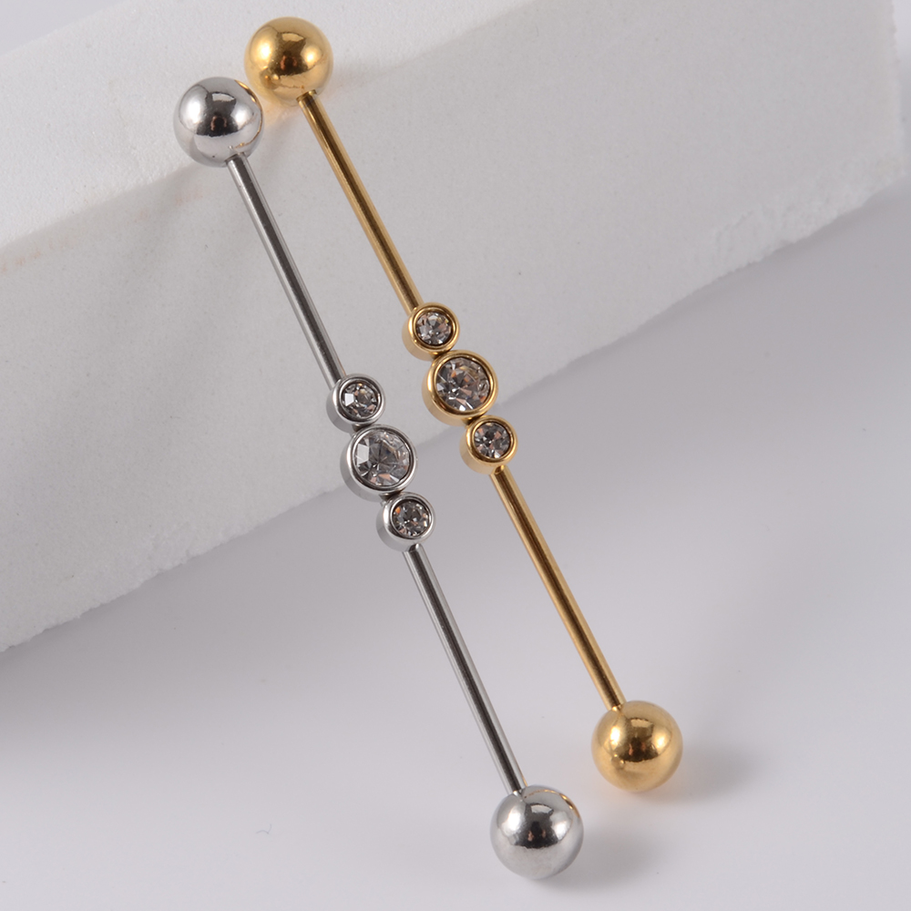 ステンレス鋼のベル,1ピース,長さのブリッジ,マイクロインサ - Industrial Barbell Long のレビューと価格