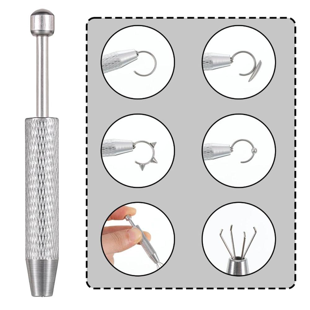 5個セット ピアスボール掴み取りツール ピアステーパー ステ - Body Jewelry Replacement Ball のレビューと価格