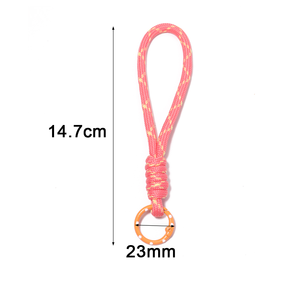 5 ピース/ロットカラフルな編組キーホルダー携帯電話ストラッ - Daith Heart Ring のレビューと価格