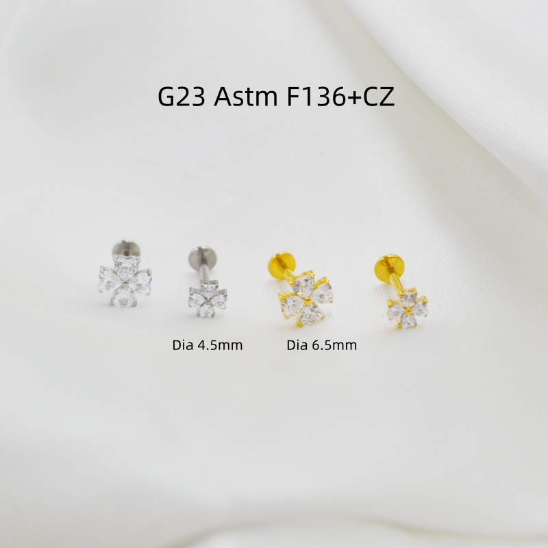 AMIGATINA卸売店 10個入り G23チタン ASTM - Body Jewelry In Store のレビューと価格