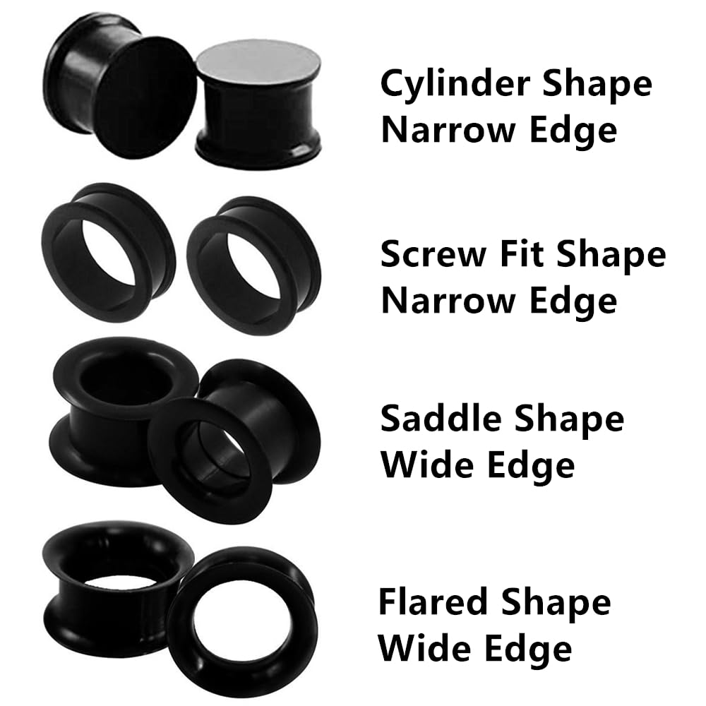 厚いフレキシブルシリコンイヤープラグ,イヤーエキスパンダー用 - Body Jewelry Gauge Sizes のレビューと価格