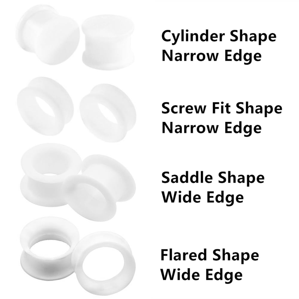 厚いフレキシブルシリコンイヤープラグ,イヤーエキスパンダー用 - Body Jewelry Gauge Sizes のレビューと価格