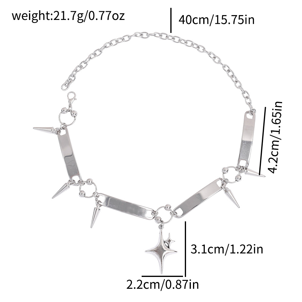 パンクスターリベットチョーカー、ロックジュエリー、Y2kアク - Daith Heart Ring のレビューと価格