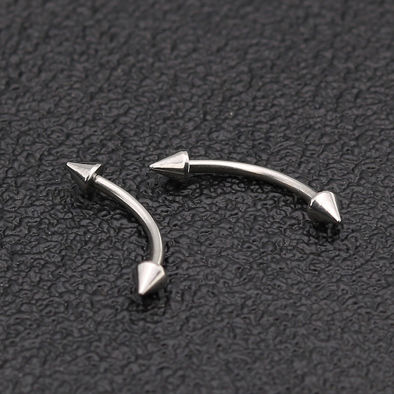 3 PCS眉骨穿孔ジュエリーアーク形Barbel With  - Body Jewelry Gauges のレビューと価格