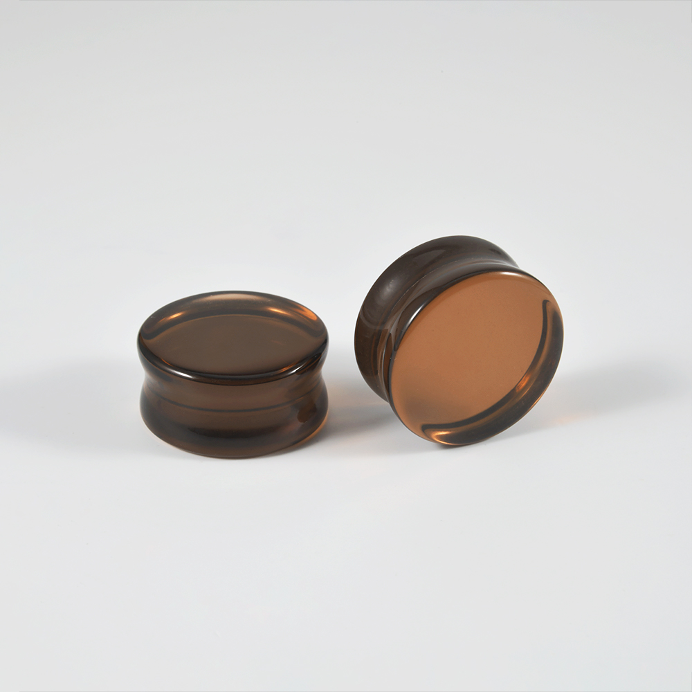 2 個 Glasst ダブルフレアフラッシュバック耳栓ブラウ - Body Jewelry Gauges のレビューと価格