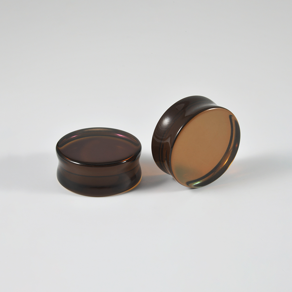 2 個 Glasst ダブルフレアフラッシュバック耳栓ブラウ - Body Jewelry Gauges のレビューと価格
