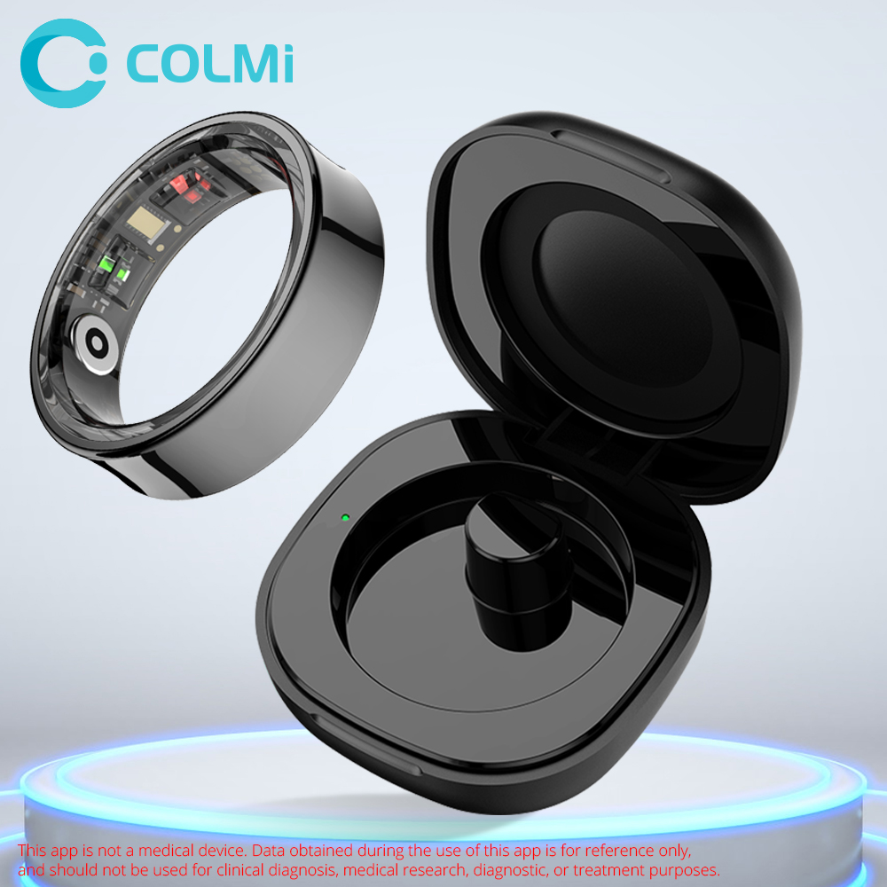 COLMI-男性と女性のためのR09スマートリング,心拍数と - Daith Heart Ring のレビューと価格