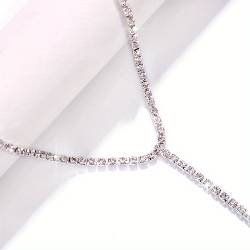 女性のきらびやかなラインストーンレッグチェーン,セクシーなボ - Body Jewelry Leg Chain のレビューと価格