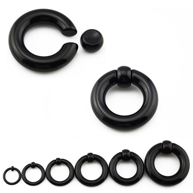ペアアクリル BCR キャプティブビーズリングビッグ大サイズ - Body Jewelry Gauge Sizes のレビューと価格