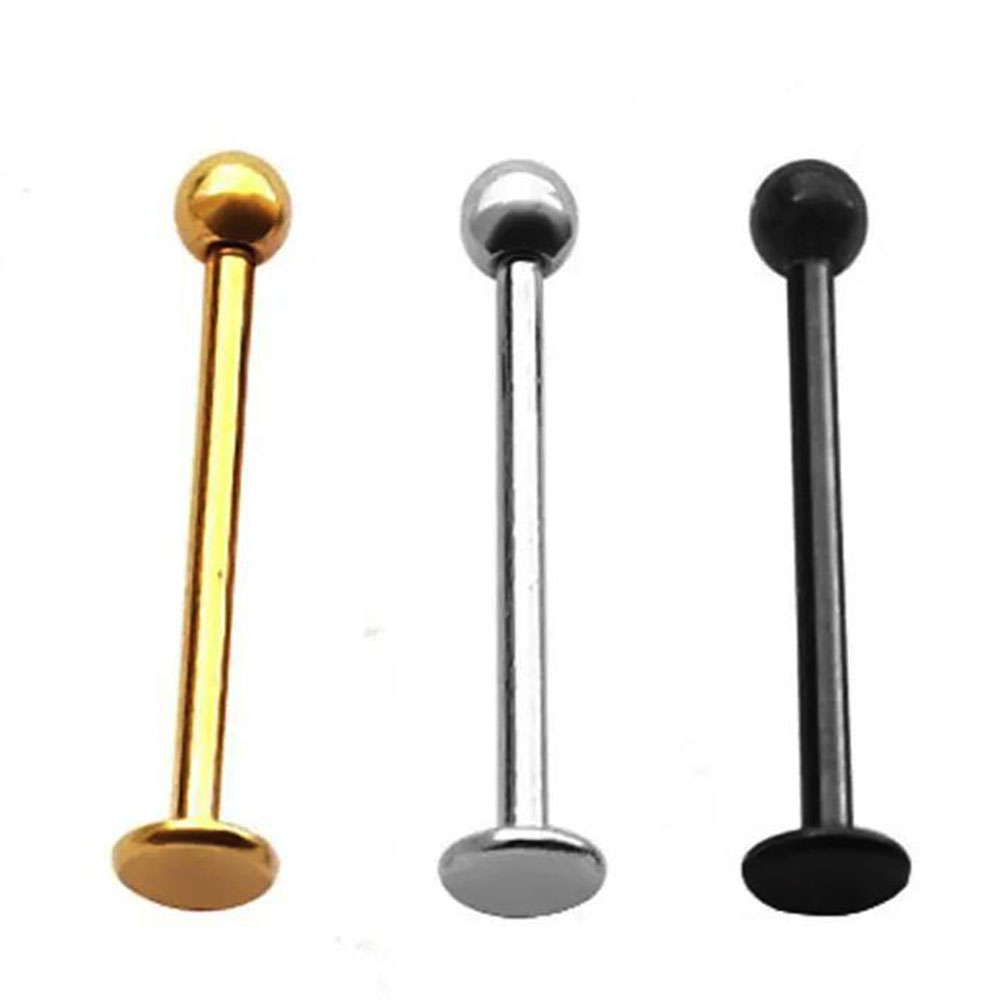 2 個 316L サージカルスチール舌ラブレット頬ディンプル - Body Jewelry Gauges のレビューと価格