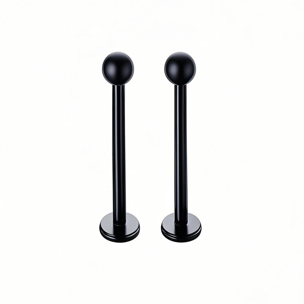 2 個 316L サージカルスチール舌ラブレット頬ディンプル - Body Jewelry Gauges のレビューと価格