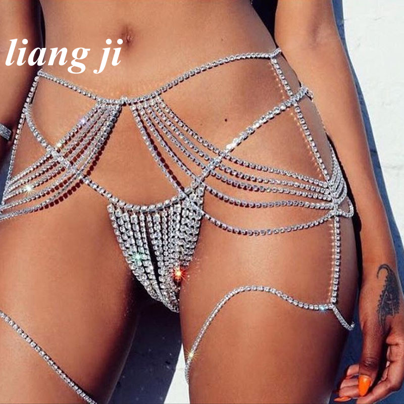 女性用クリスタルビキニ,ボディチェーン,ウエストチェーン,ス - Body Jewelry Chest のレビューと価格