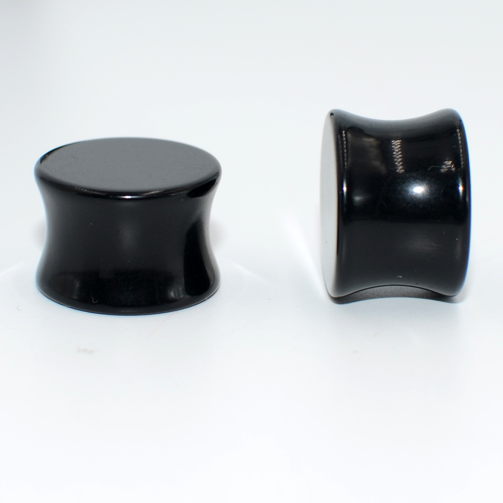 2ペアのアクリル耳栓,白と黒の大きなゲージ,拡張可能な大きな - Body Jewelry Gauge Sizes のレビューと価格