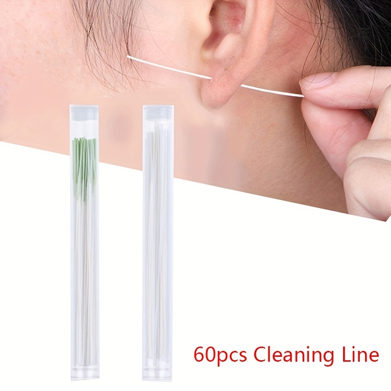 耳ピアスクリーニングラインツール 60 個ラインハーブペーパ - Body Jewelry Cleaner のレビューと価格