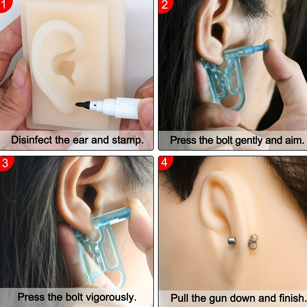 パンプピアスツールと鋼ボール,3個セット,ピアスツール,安全 - Body Jewelry In Store のレビューと価格