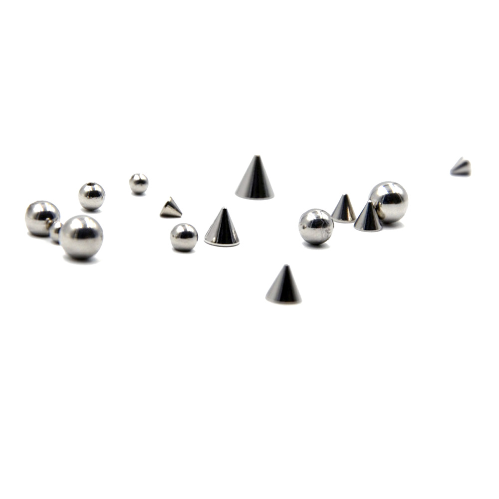 100 ピース/ロット鋼 14 グラム 16 グラム鼻ピアス - Body Jewelry Replacement Ball のレビューと価格