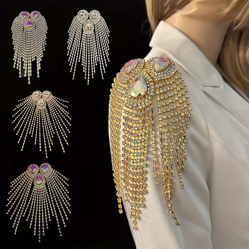 大型ウォータードロップタッセルダイヤモンドフラワーダイヤモン - Body Jewelry Dress のレビューと価格