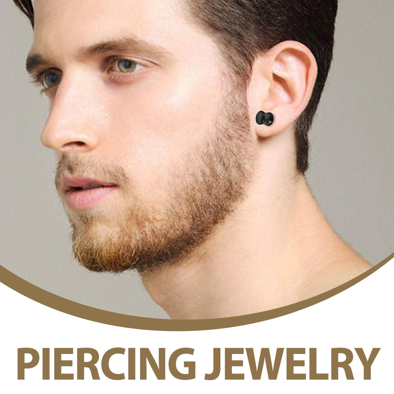 4ペアのオブシディアン製イヤープラグ、ゲージトンネルストレッ - Body Jewelry Gauge Sizes のレビューと価格