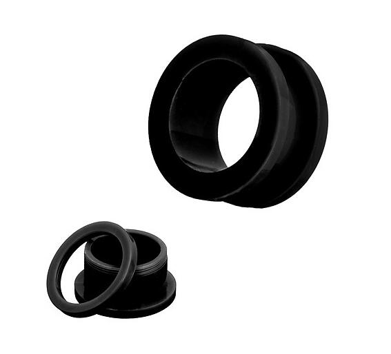 Sayao2ピースビッグサイズブラックuvアクリル耳栓ゲージ - Body Jewelry Gauge Sizes のレビューと価格