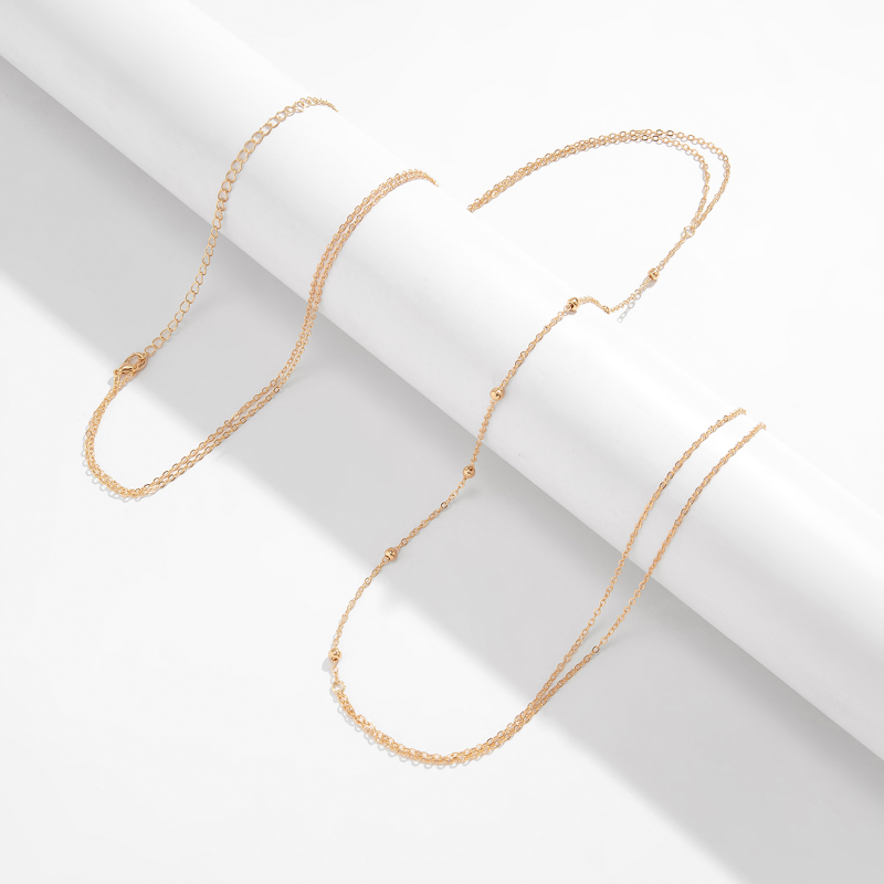 シンプルなクロスチェスト胸腹ボディチェーンネックレス女性用ウ - Body Jewelry Chest のレビューと価格