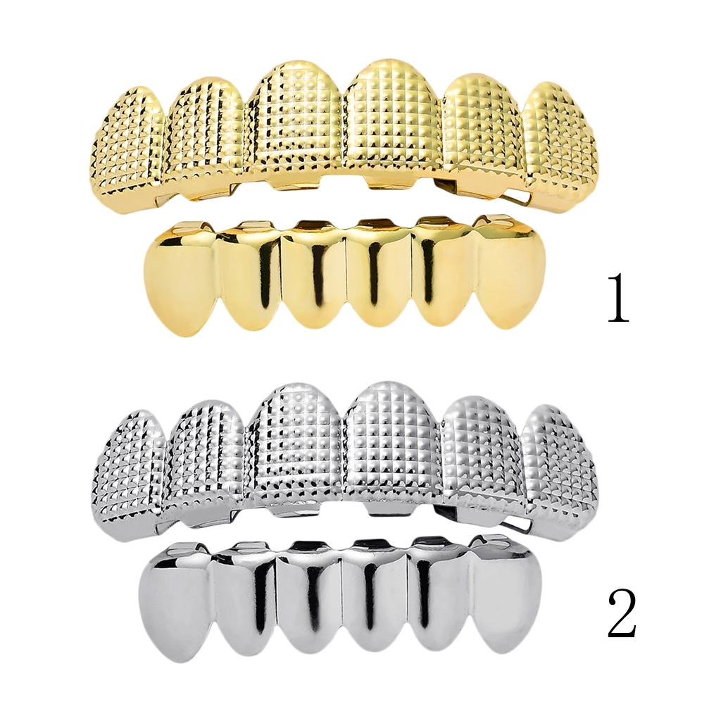 ヒップホップブレース 18K金メッキ グリルティース フラッ - Body Jewelry Videos のレビューと価格