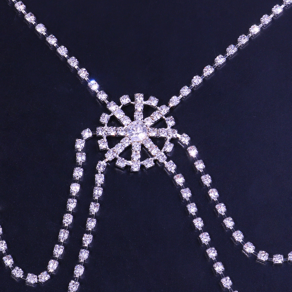 Stonefansファッションクリスマススノーフレークハイチ - Body Jewelry Leg Chain のレビューと価格