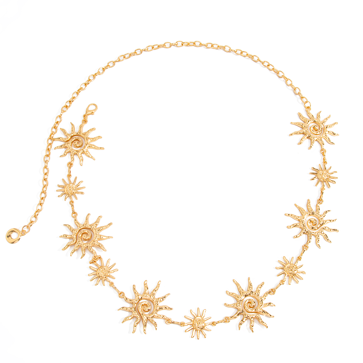 インゲマーク トレンディ クリエイティブ メタル サンフラワ - Body Jewelry Gold のレビューと価格