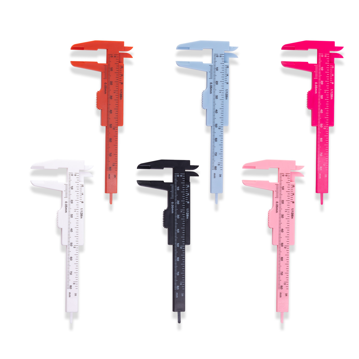 スライディングバーニアプラスチックゲージキャリパー、ジュエリ - Body Jewelry Gauges のレビューと価格